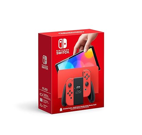 Nintendo Switch - OLED Model: Mario Red Edition - Image 4